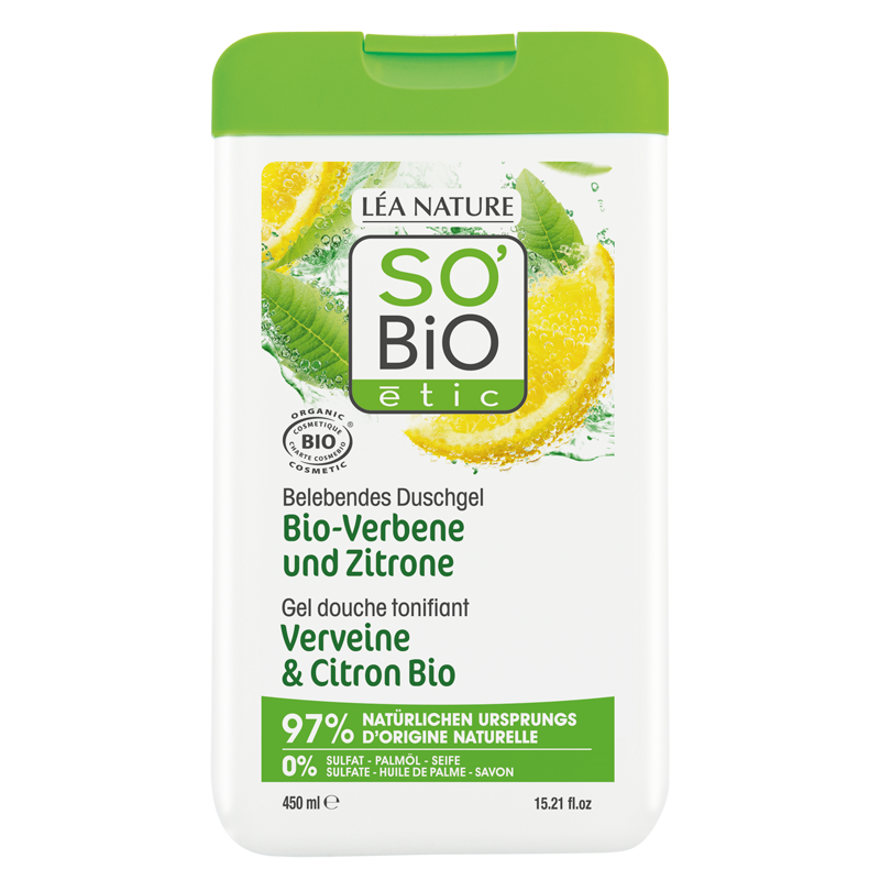 Belebendes Duschgel  Bio-Verbene und Zitrone_image