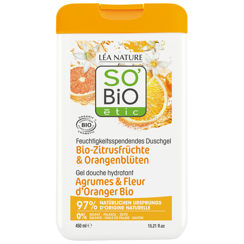 Duschgel Bio-Zitrusfrüchte & Orangeblüten_image